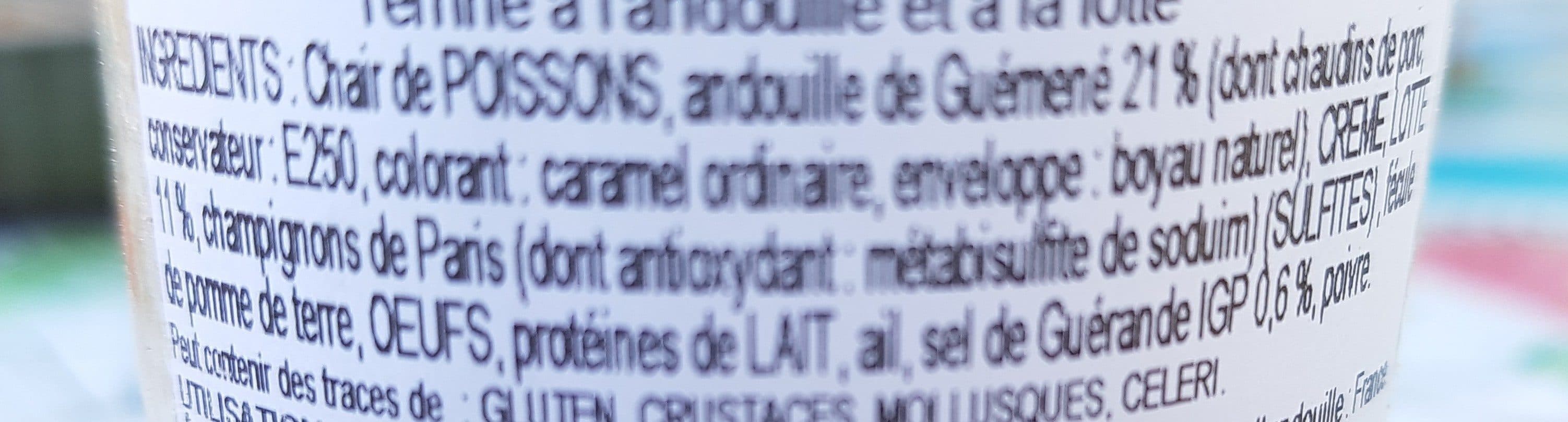 Conserverie des Saveurs Terrine à l'andouille et à la lotte packshot