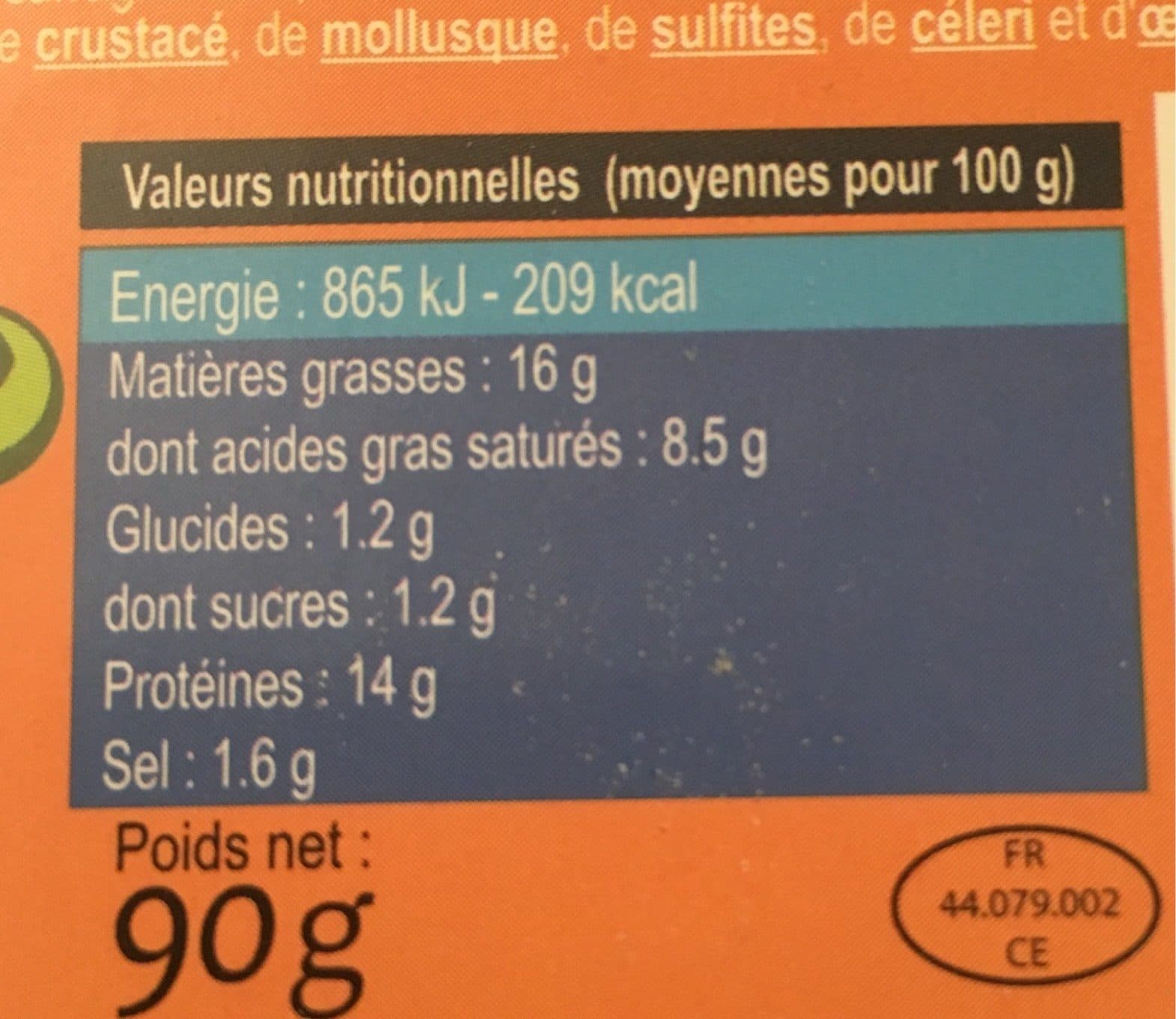 Ty gwenn Rillettes de saumon fumé packshot