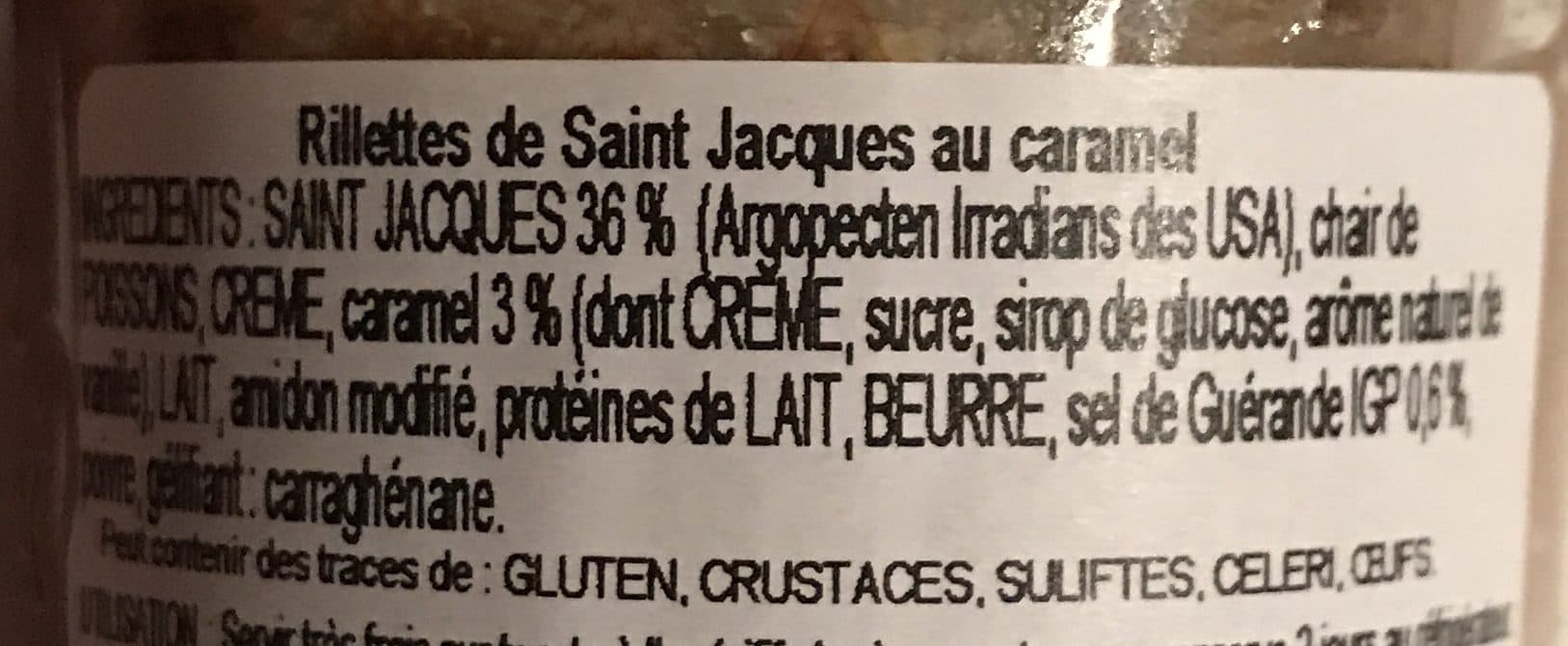 Conserverie des saveurs Rillette De St Jacques Caramel packshot