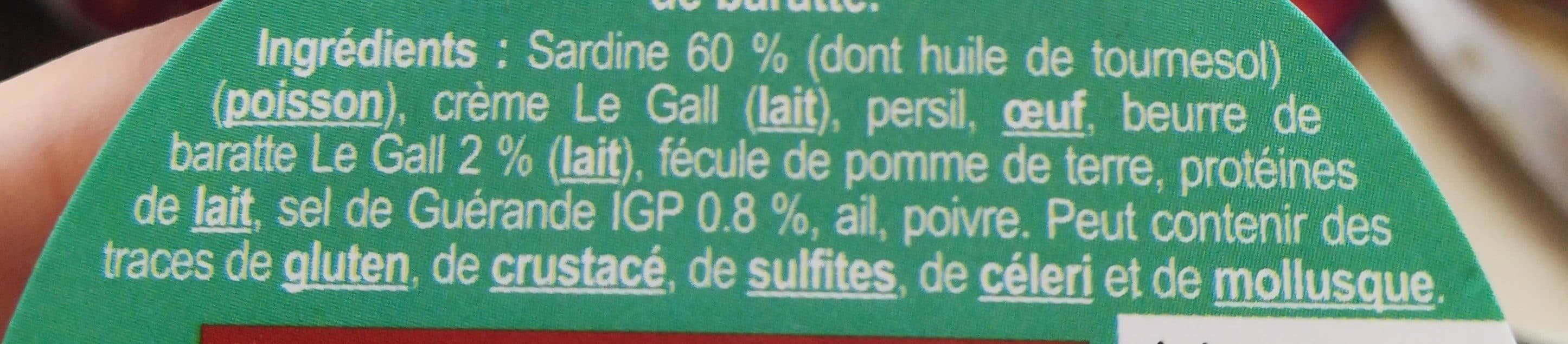 Ty Gwenn Rillettes De Sardines Au Beurre De Baratte packshot