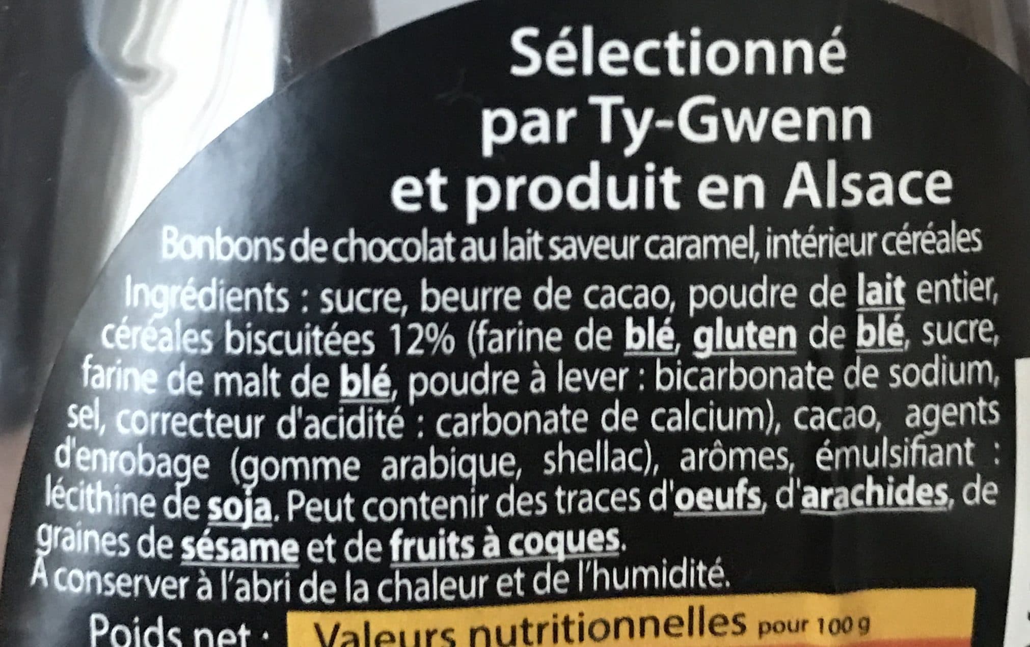 TY GWENN Croustillant saveur caramel packshot