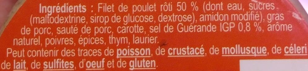 SYLVAIN BICHICCHI Rillettes de Poulet Rôti packshot