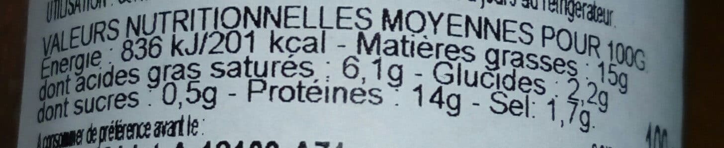 Open Food Facts Terrine aux cuisses de grenouille packshot