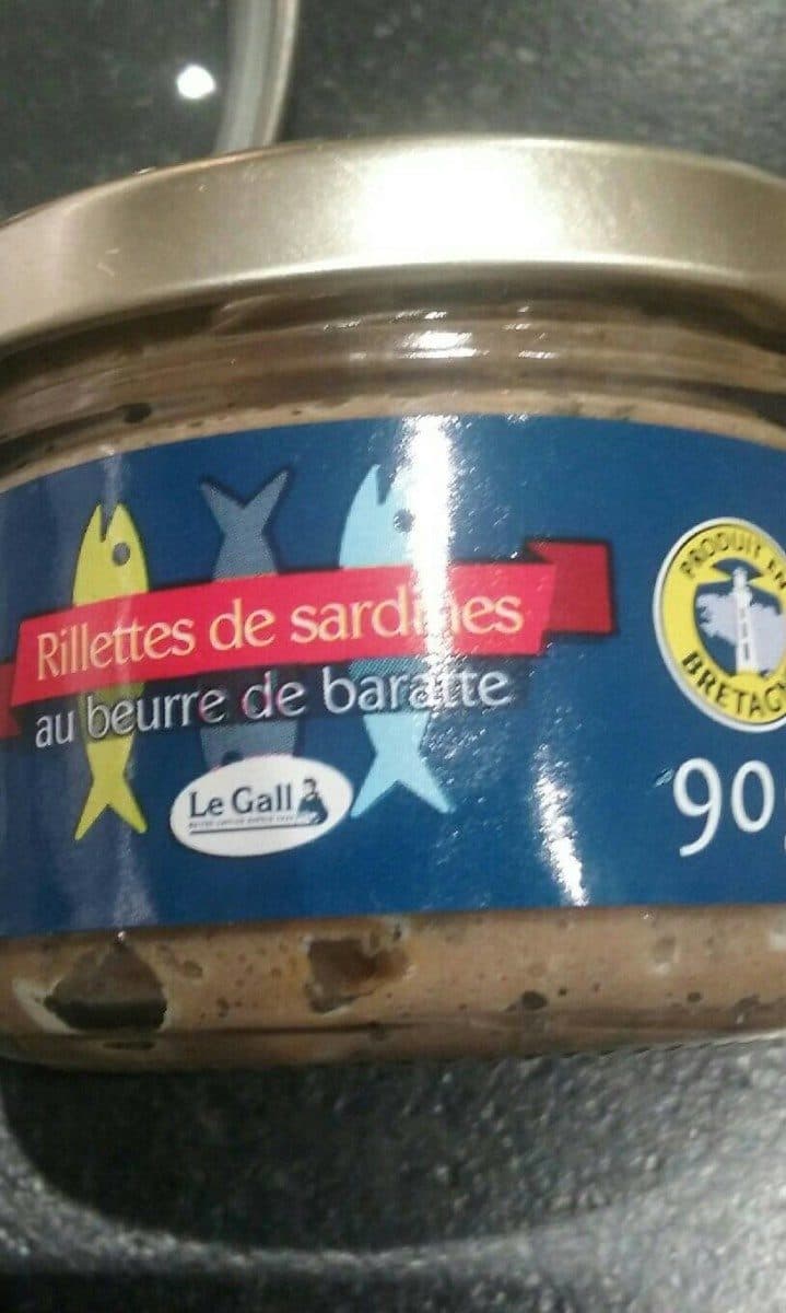 Open Food Facts Rillettes de sardines au beurre de baratte packshot