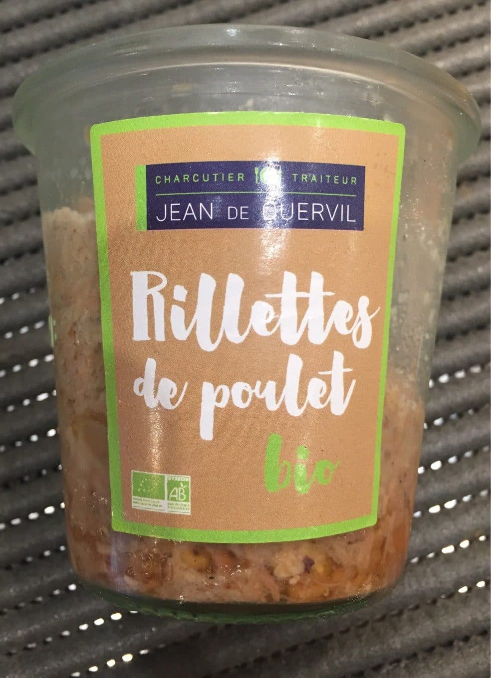 Jean De Quervil Rillettes de poulet Bio packshot