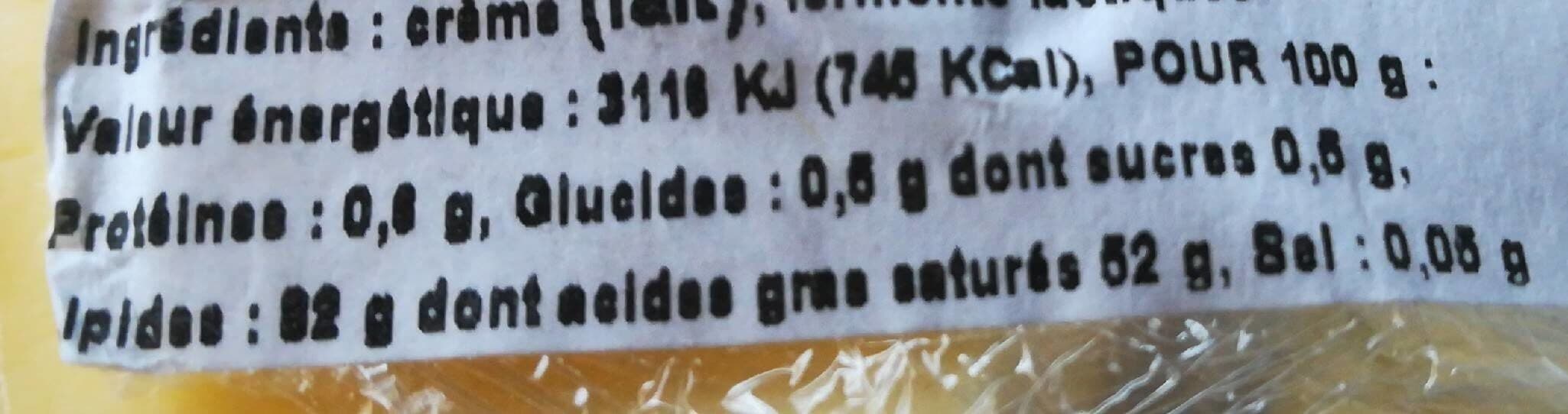Deret Beurre de baratte packshot