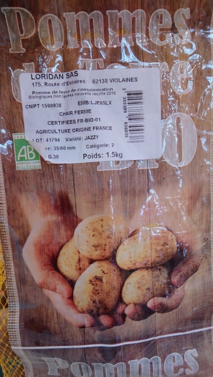Open Food Facts Pomme de terre packshot
