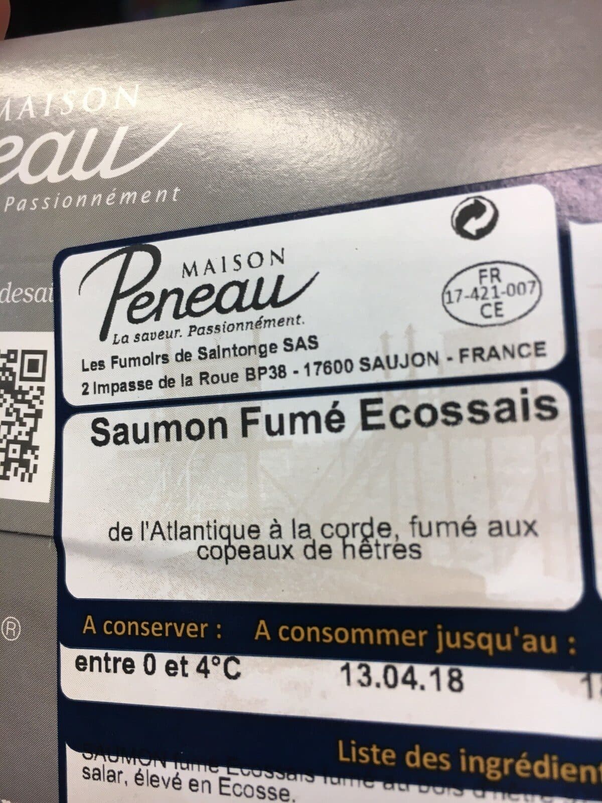 Petit Navire Saumon fume ecosse packshot