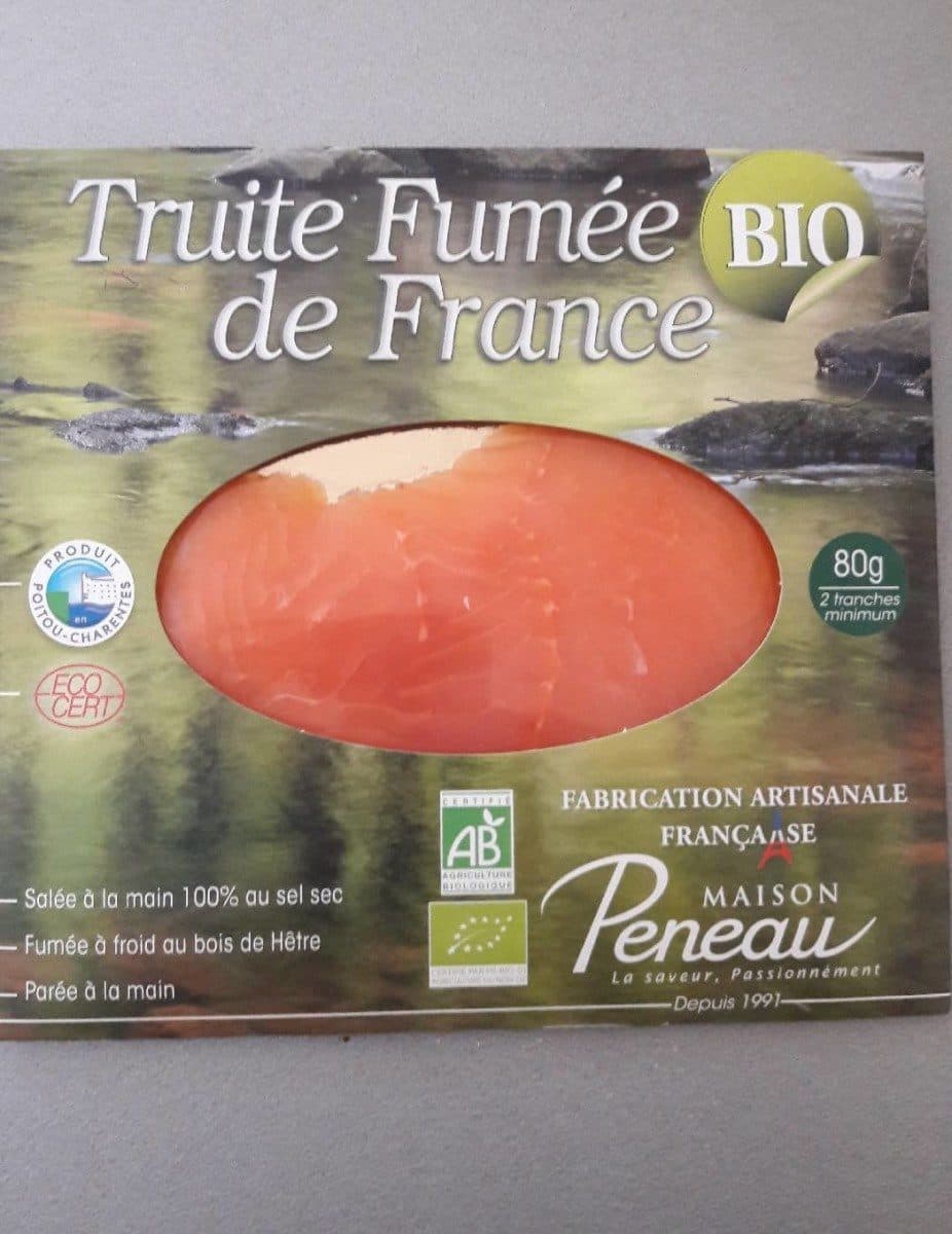 Open Food Facts Truite fumée bio de France packshot