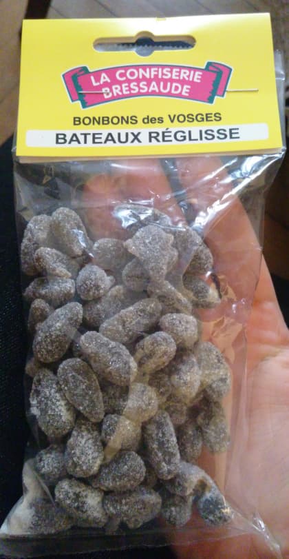 La Confiserie Bressaude Bateaux réglisse packshot
