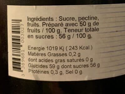 Open Food Facts Confiture packshot