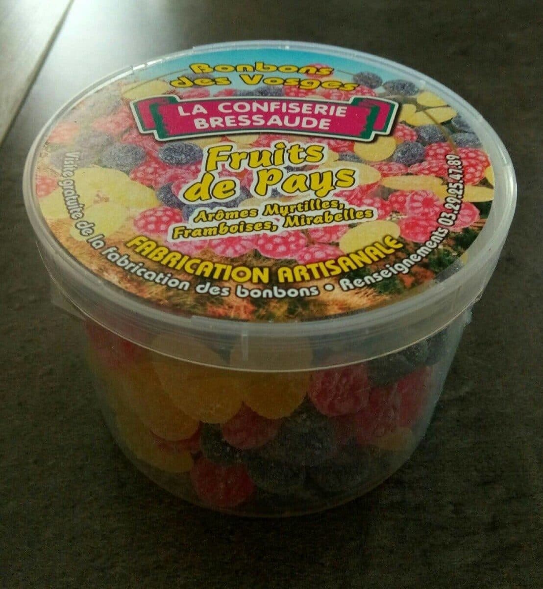 La Confiserie Bressaude Fruit du pays packshot