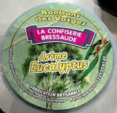La Confiserie Bressaude Bonbons des Vosges arôme eucalyptus packshot