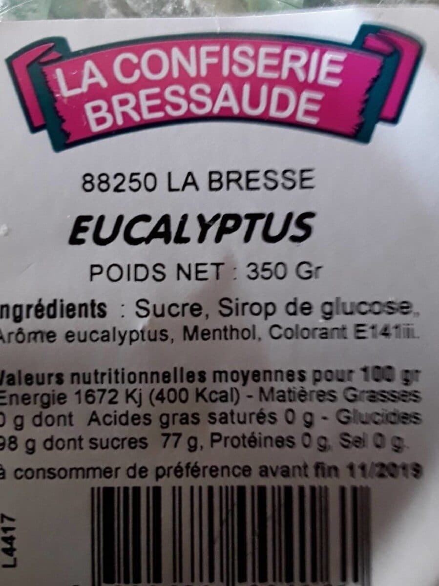 La Confiserie Bressaude Bonbons des Vosges arôme eucalyptus packshot