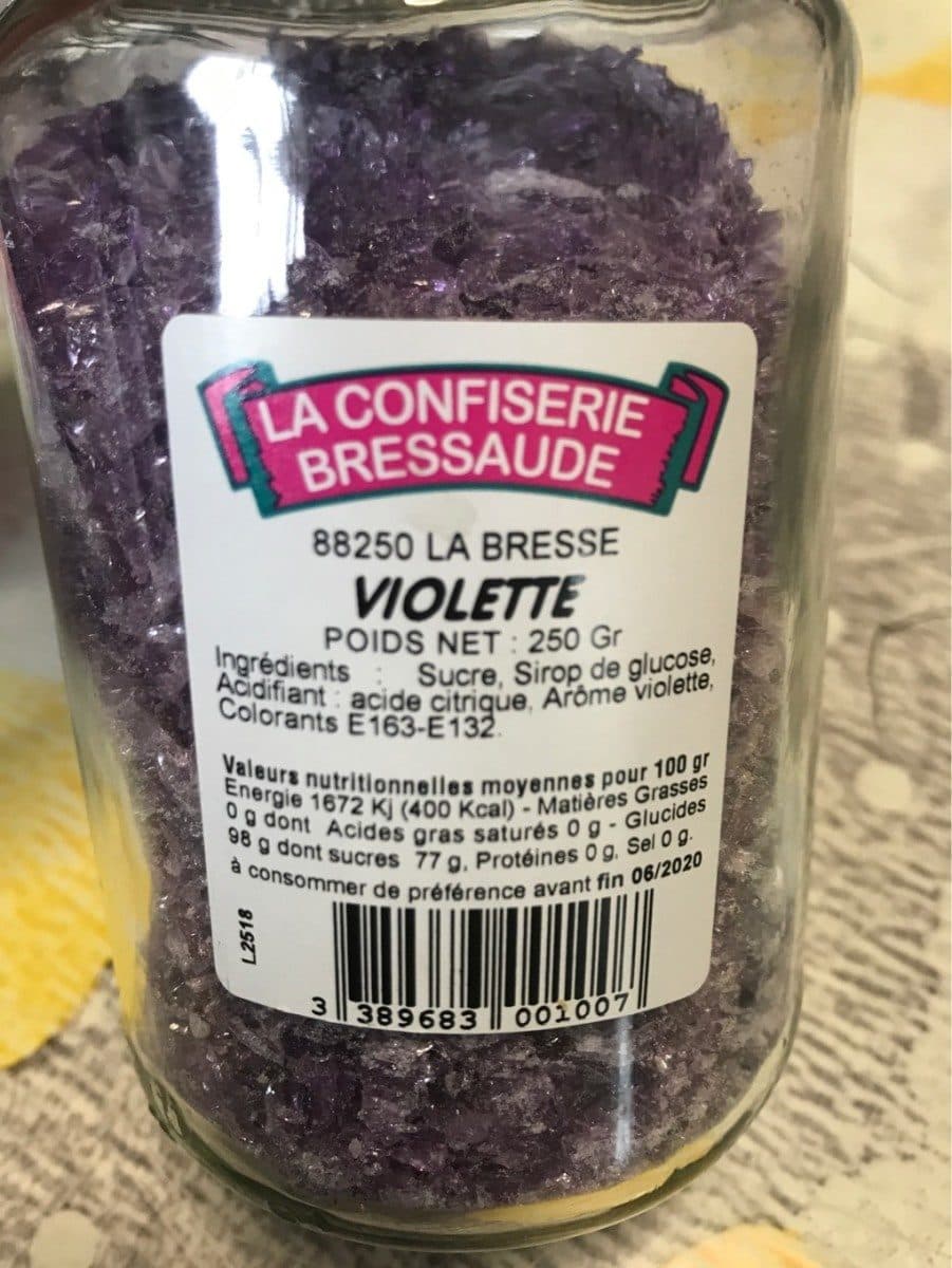La Confiserie Bressaude Brisure infusion Violette packshot