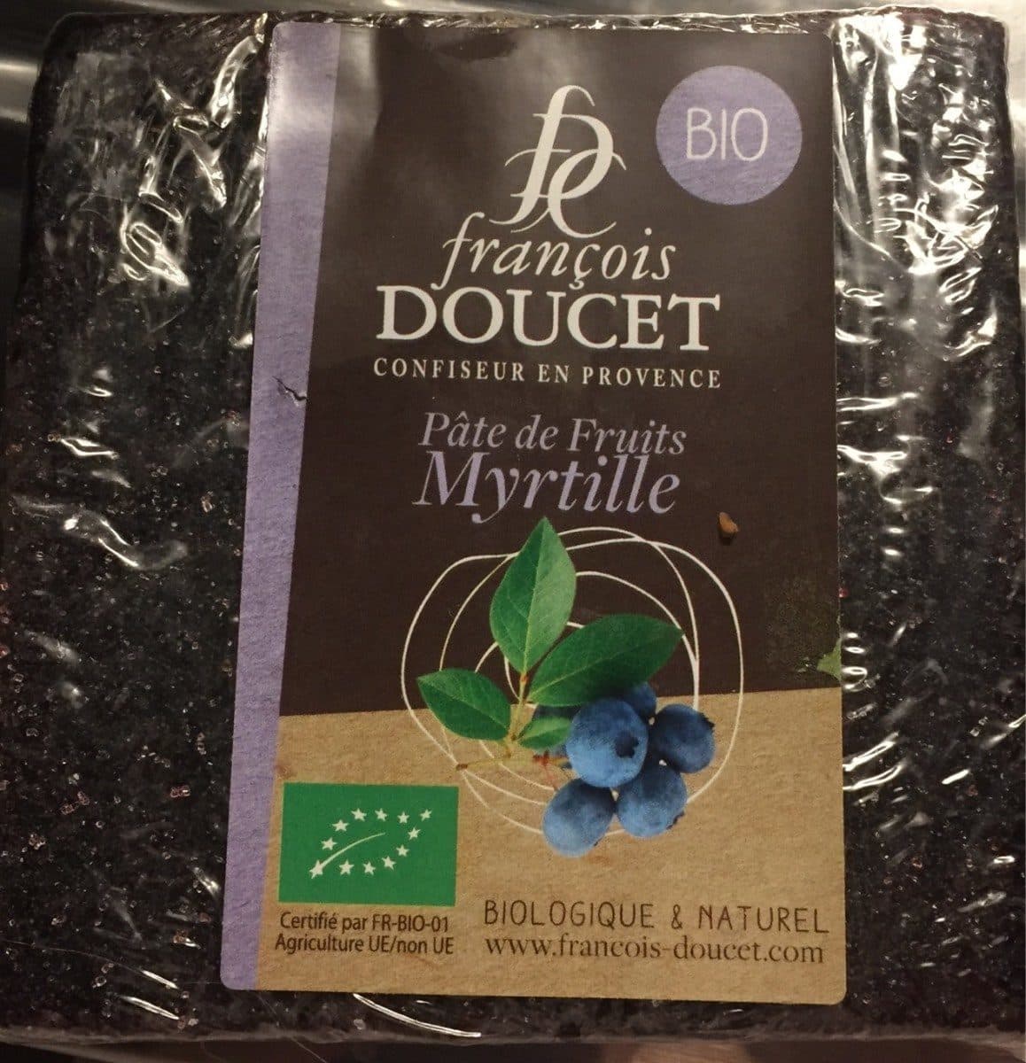 Open Food Facts Pate de fruits myrtille packshot