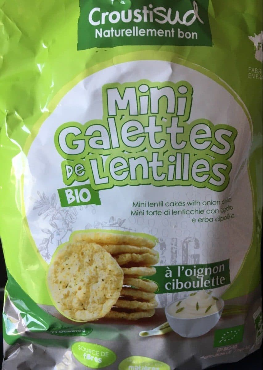 Open Food Facts Mini galettes de lentilles packshot