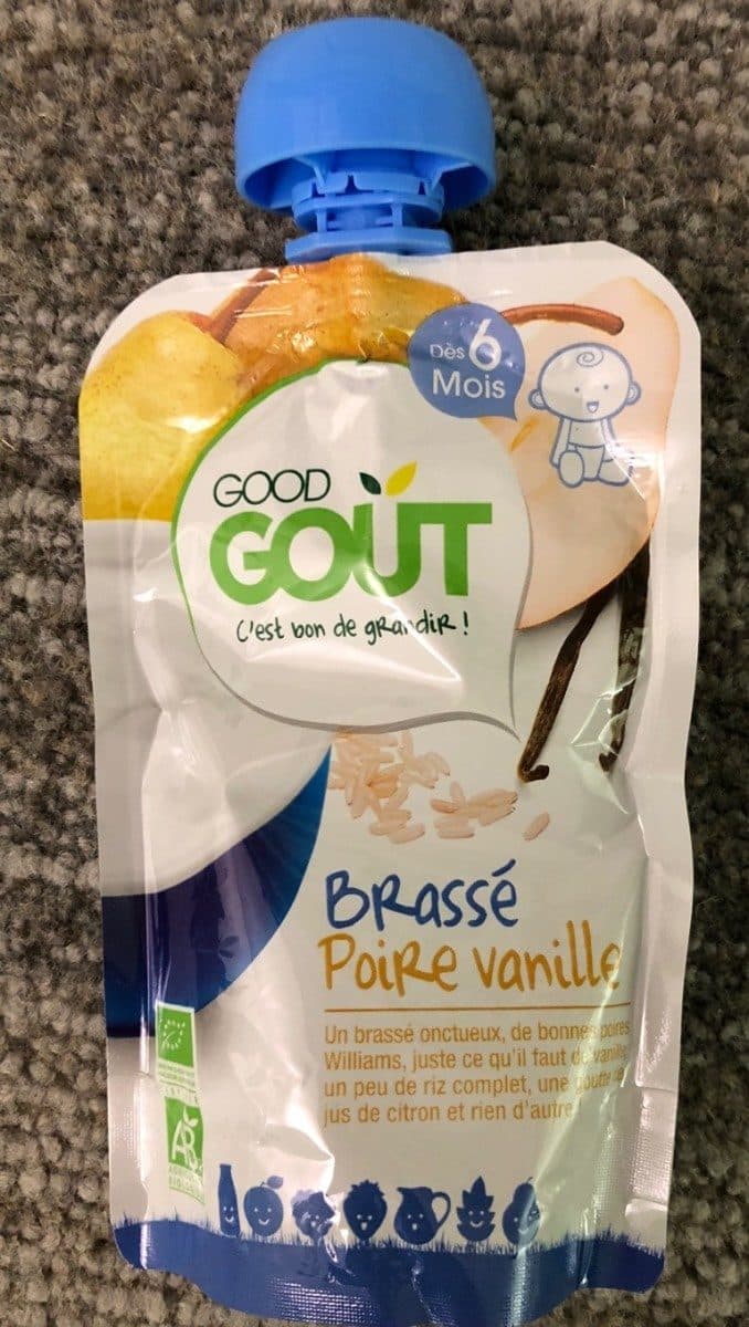 Open Food Facts Brassé Poire vanille packshot