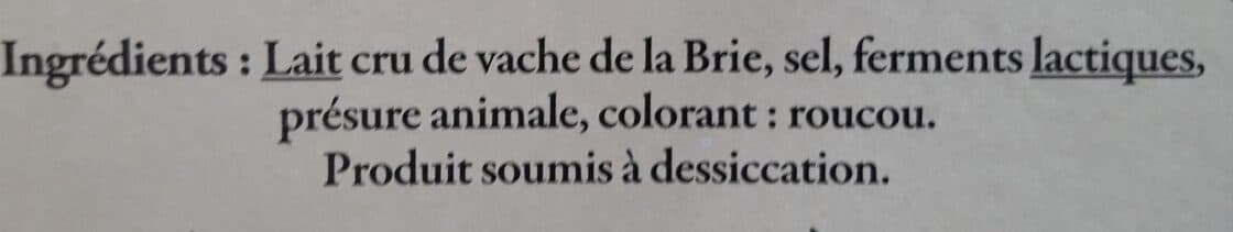 Open Food Facts Le Coulommiers packshot