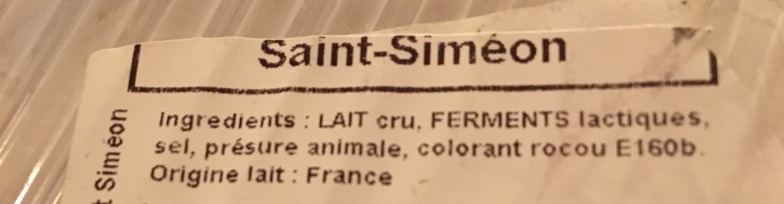 Open Food Facts Saint-Siméon packshot
