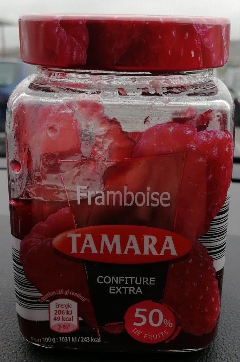 Open Food Facts Confiture extra framboise packshot