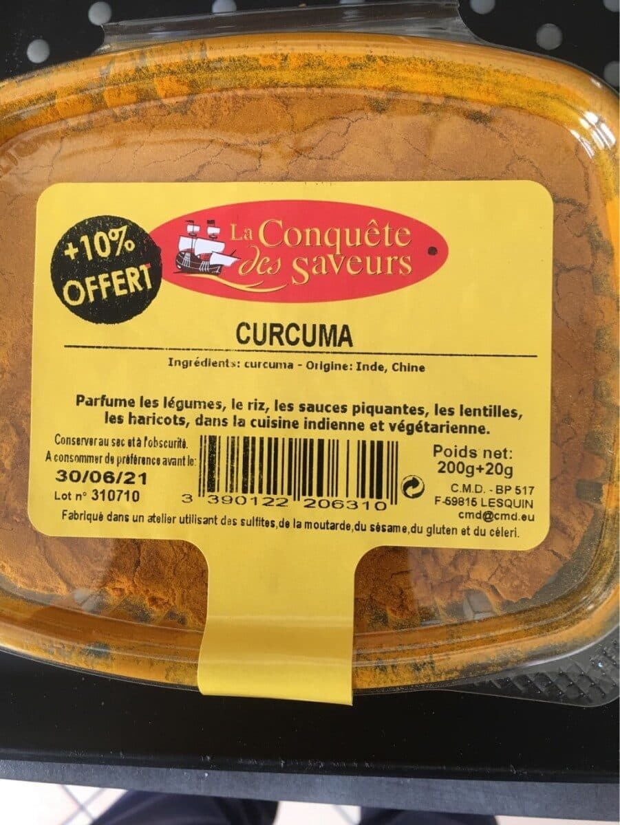 La Conquête Des Saveurs Curcuma packshot