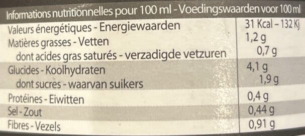 La Conquête des Saveurs Velouté de Potiron Bio packshot