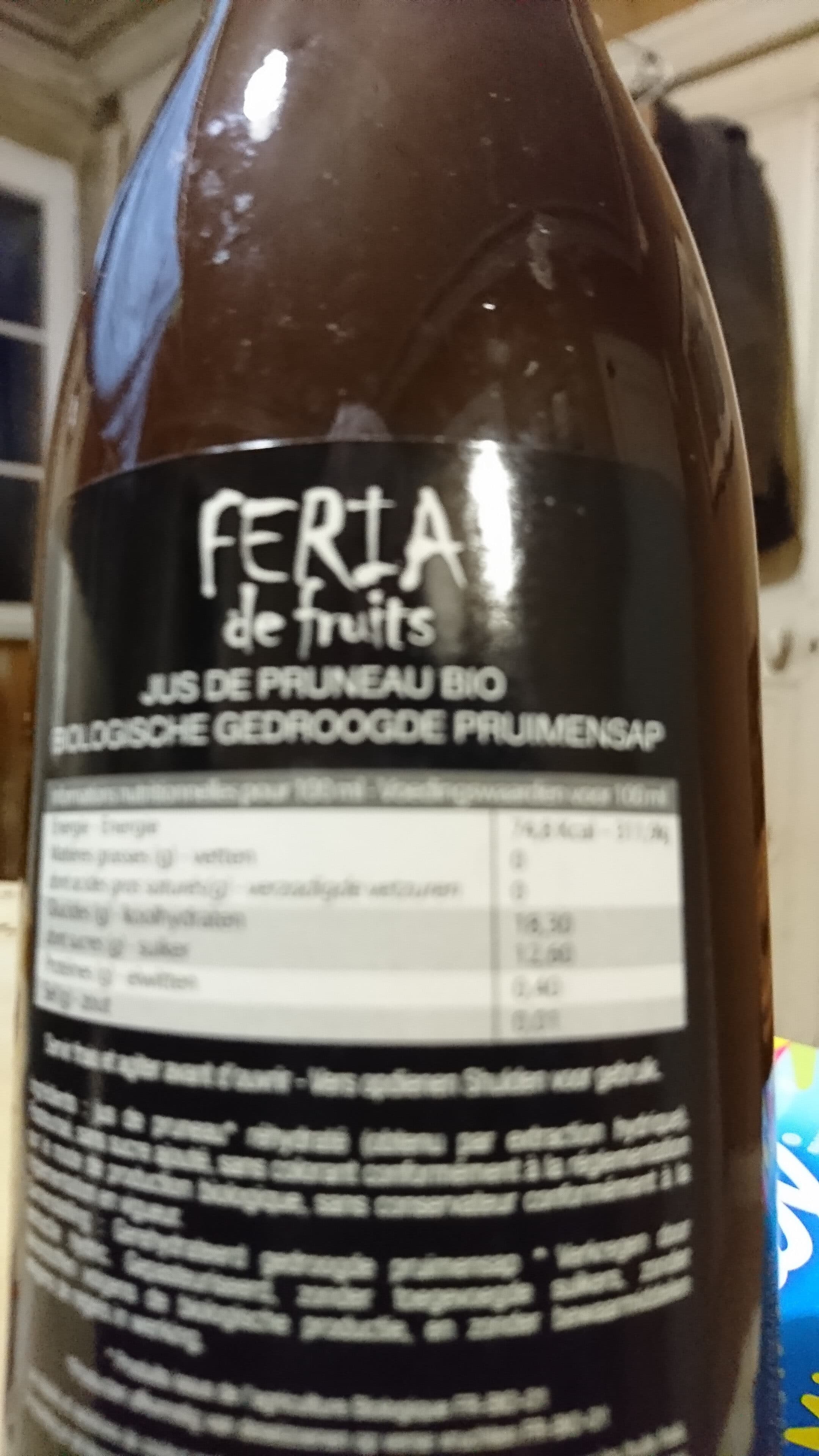 feria De Fruits Jus de pruneau packshot