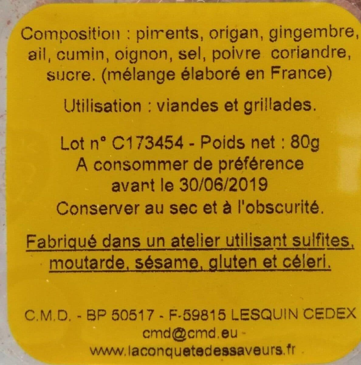 La Conquête des Saveurs Mexikanische Gewürz packshot