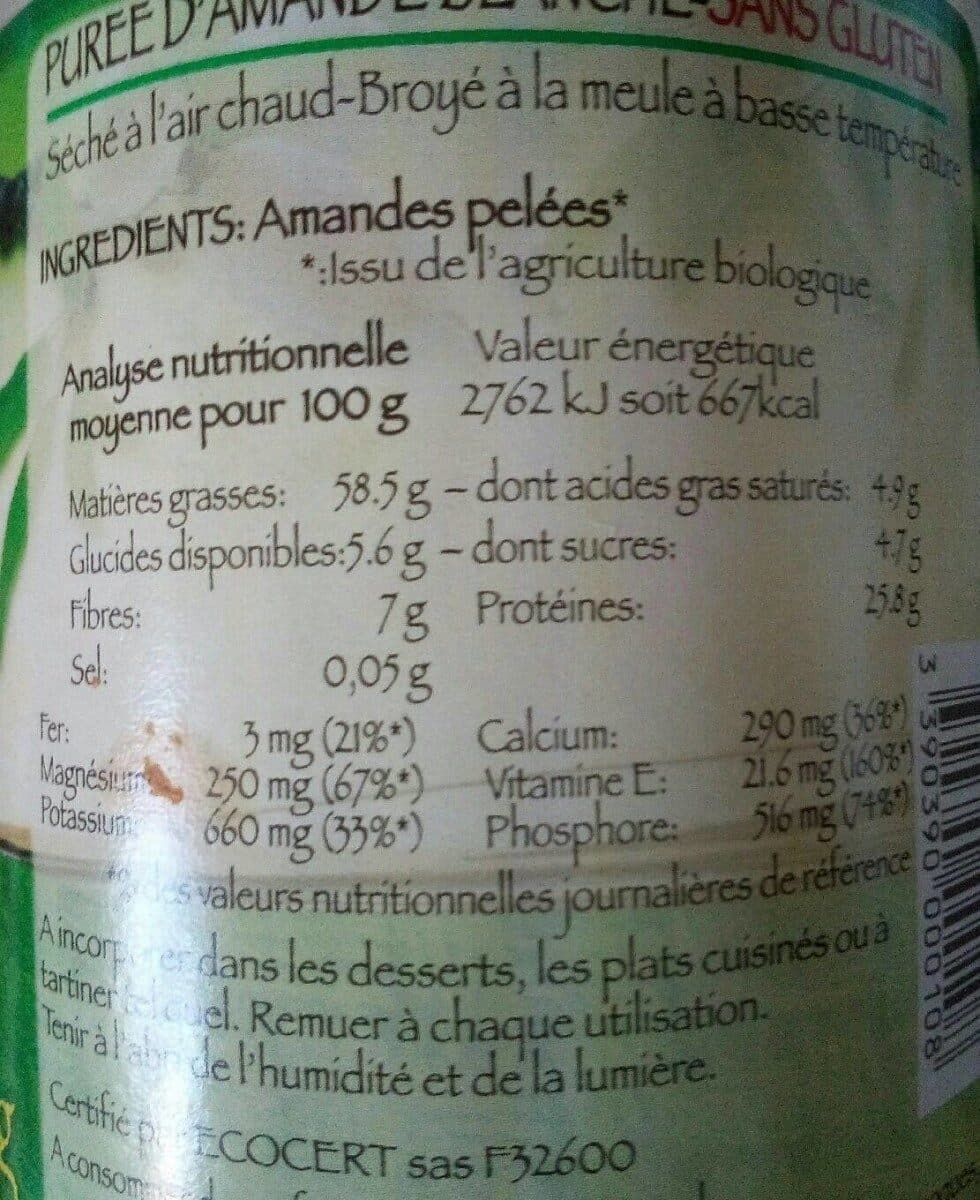 Jean Hervé Purée Amande Blanche packshot