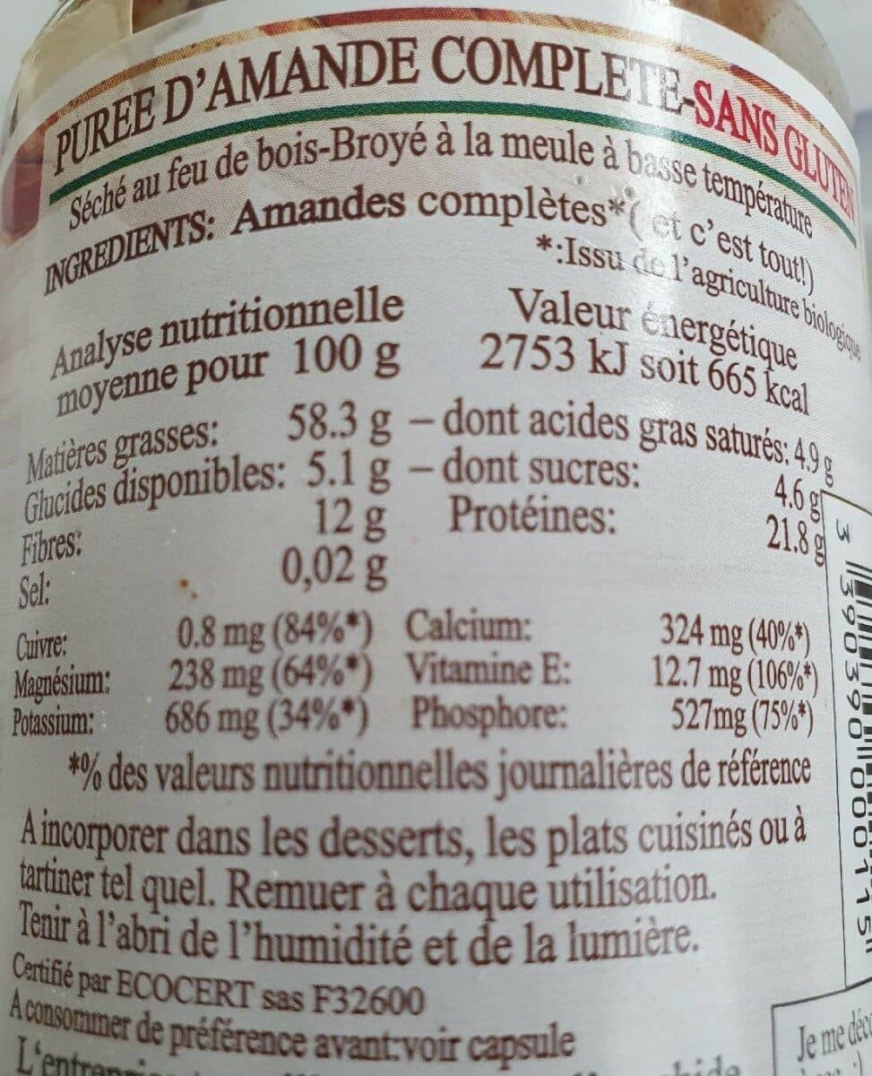 Jean Hervé Purée amande complète packshot