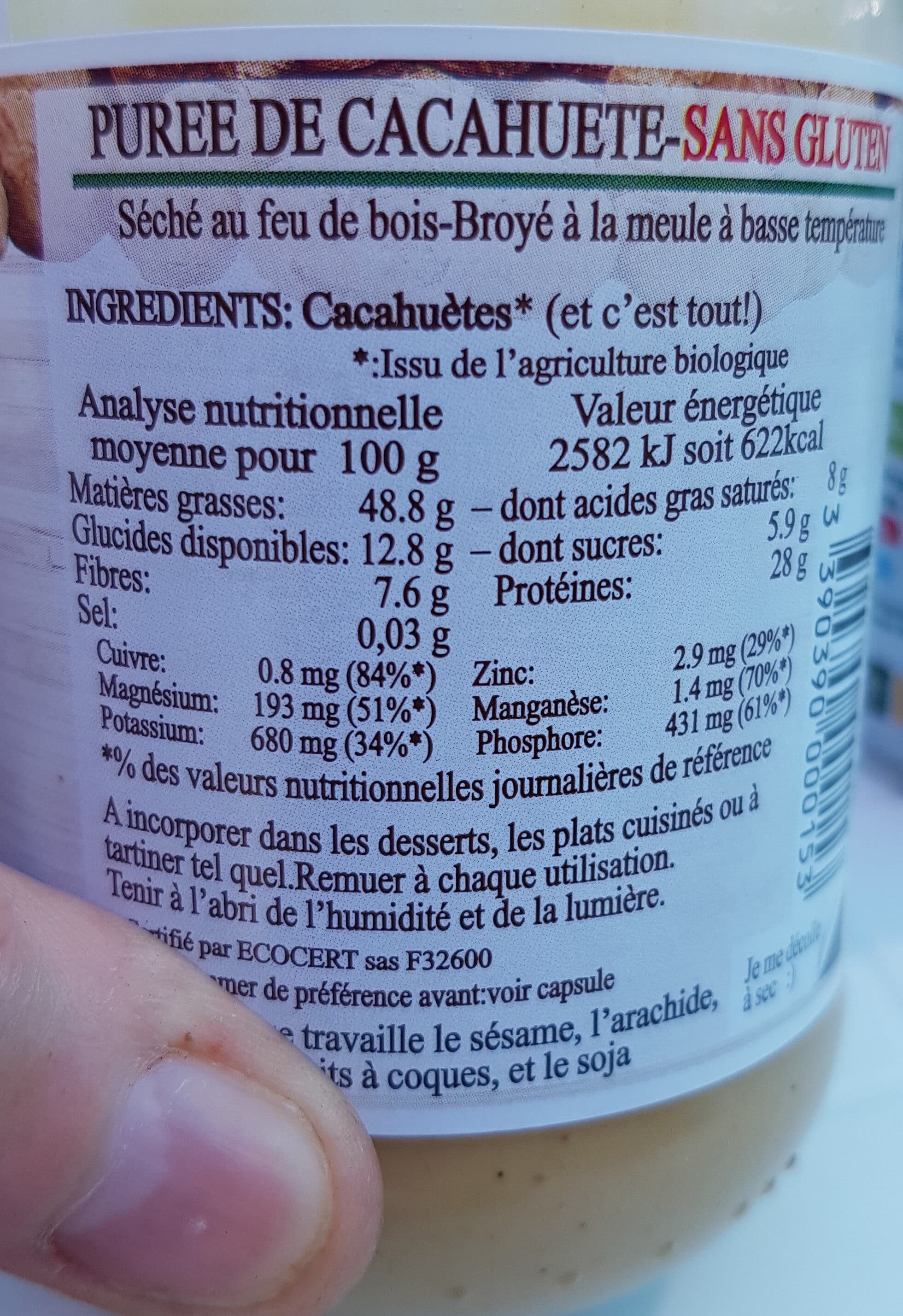 Jean Hervé Purée de cacahuètes packshot