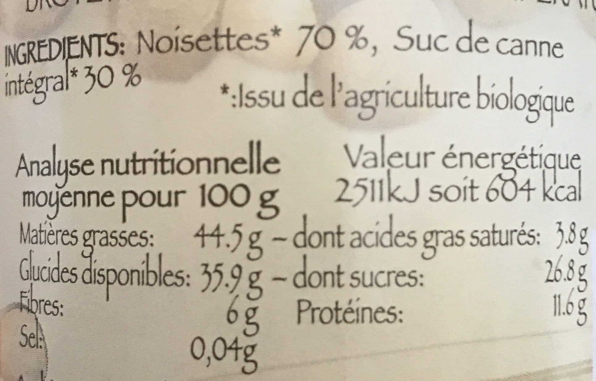 Jean Hervé Noisette au Suc de Canne Intégral packshot