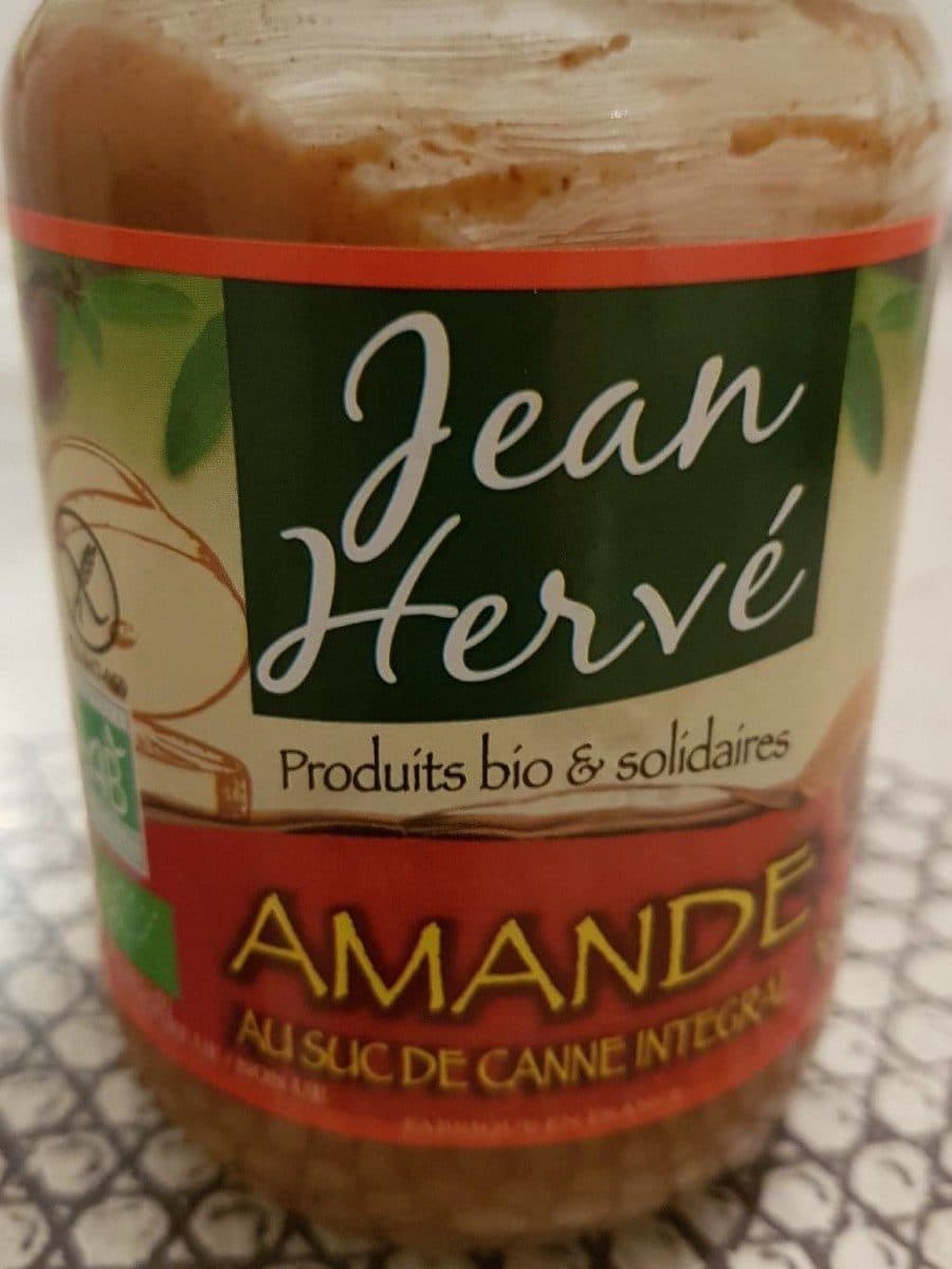 Jean herve Purée amande au suc de canne intégral packshot