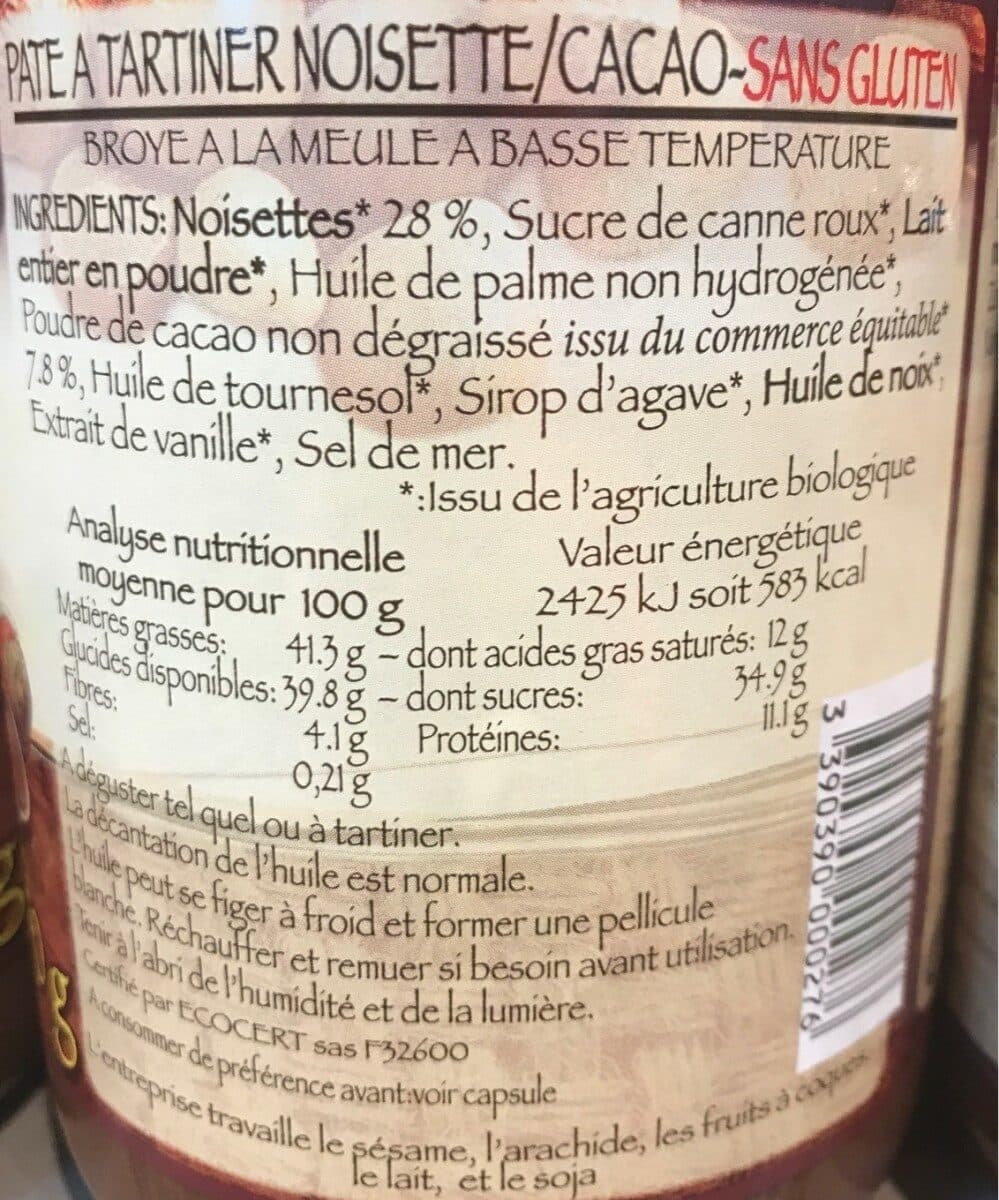 Jean Hervé Pâte à tartiner La Chocolade packshot