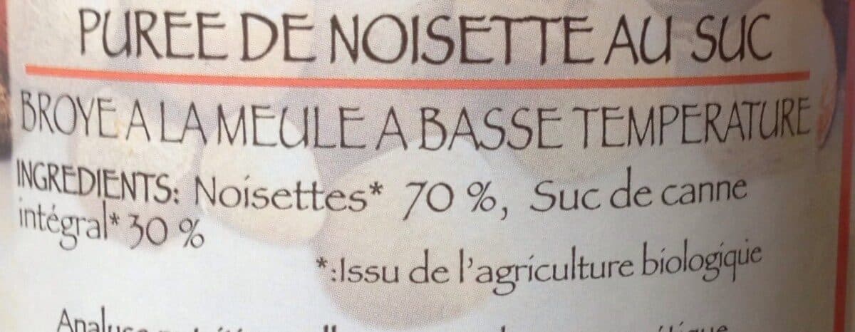 Jean Hervé Noisette au suc de canne intégral packshot
