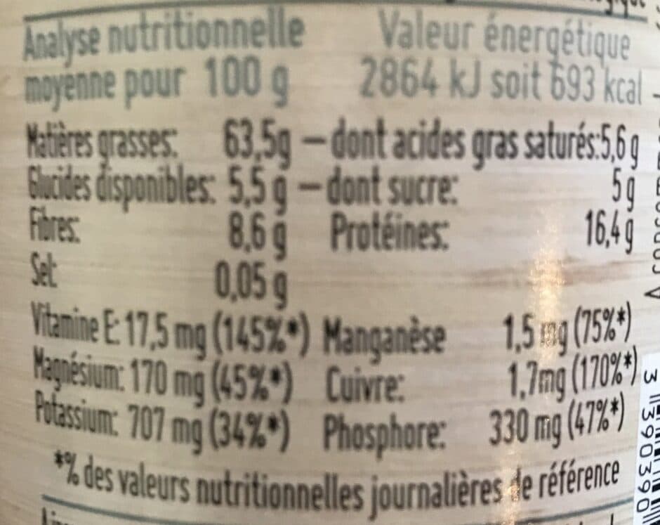 TI! BIO Purée de noisette packshot