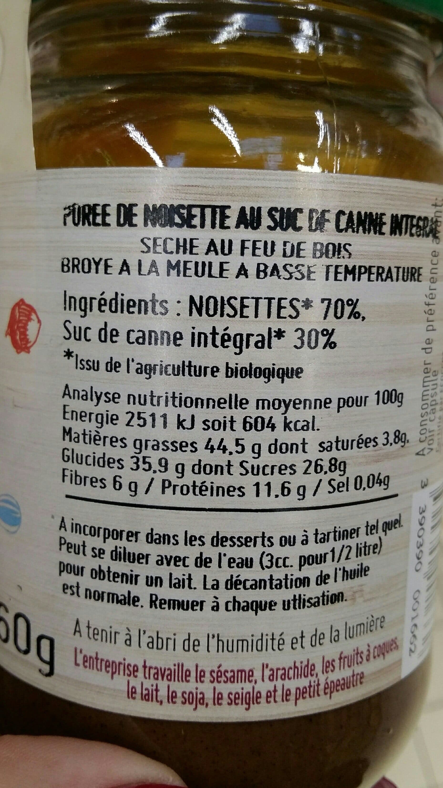 Ti ! Bio Noisette au suc packshot