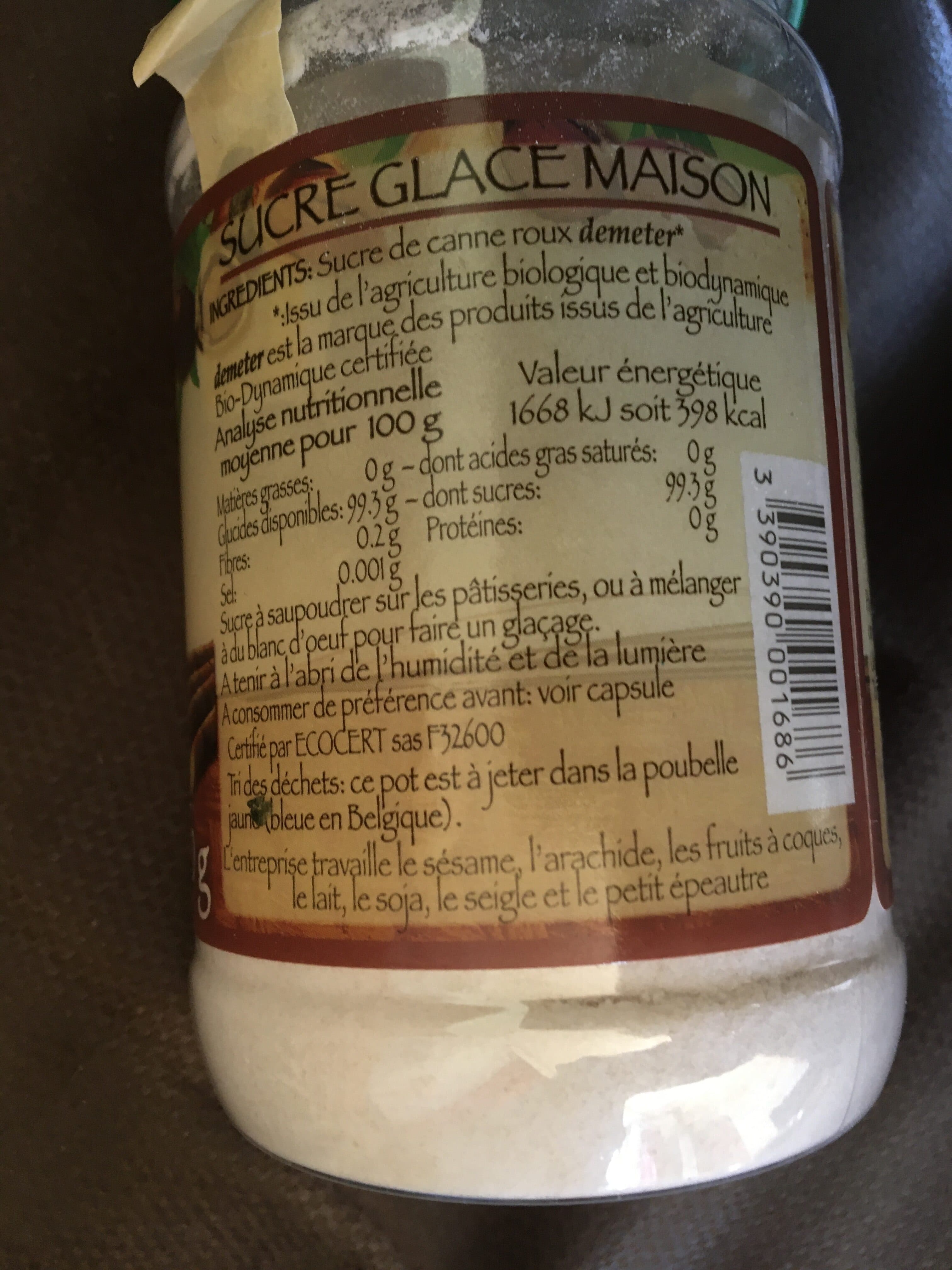 Jean Hervé Sucre glace packshot