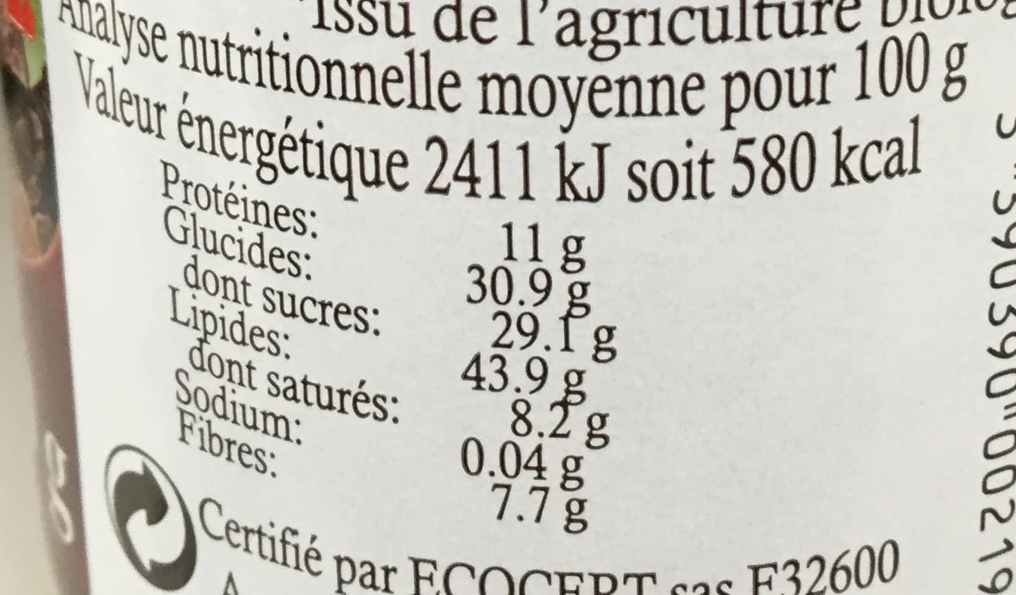 Ti Bio Pate à tartiner Cacao-Noisette sans lait packshot