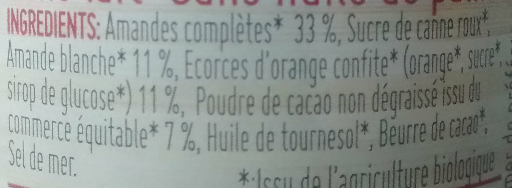 TI! BIO Pâte à tartiner amande-cacao écorces d'orange packshot