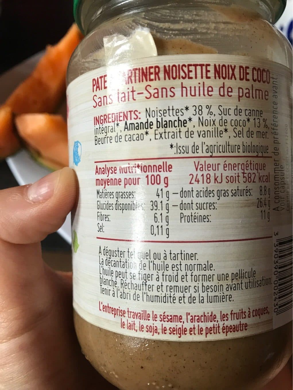 Ti! Bio Noisette-noix de coco packshot