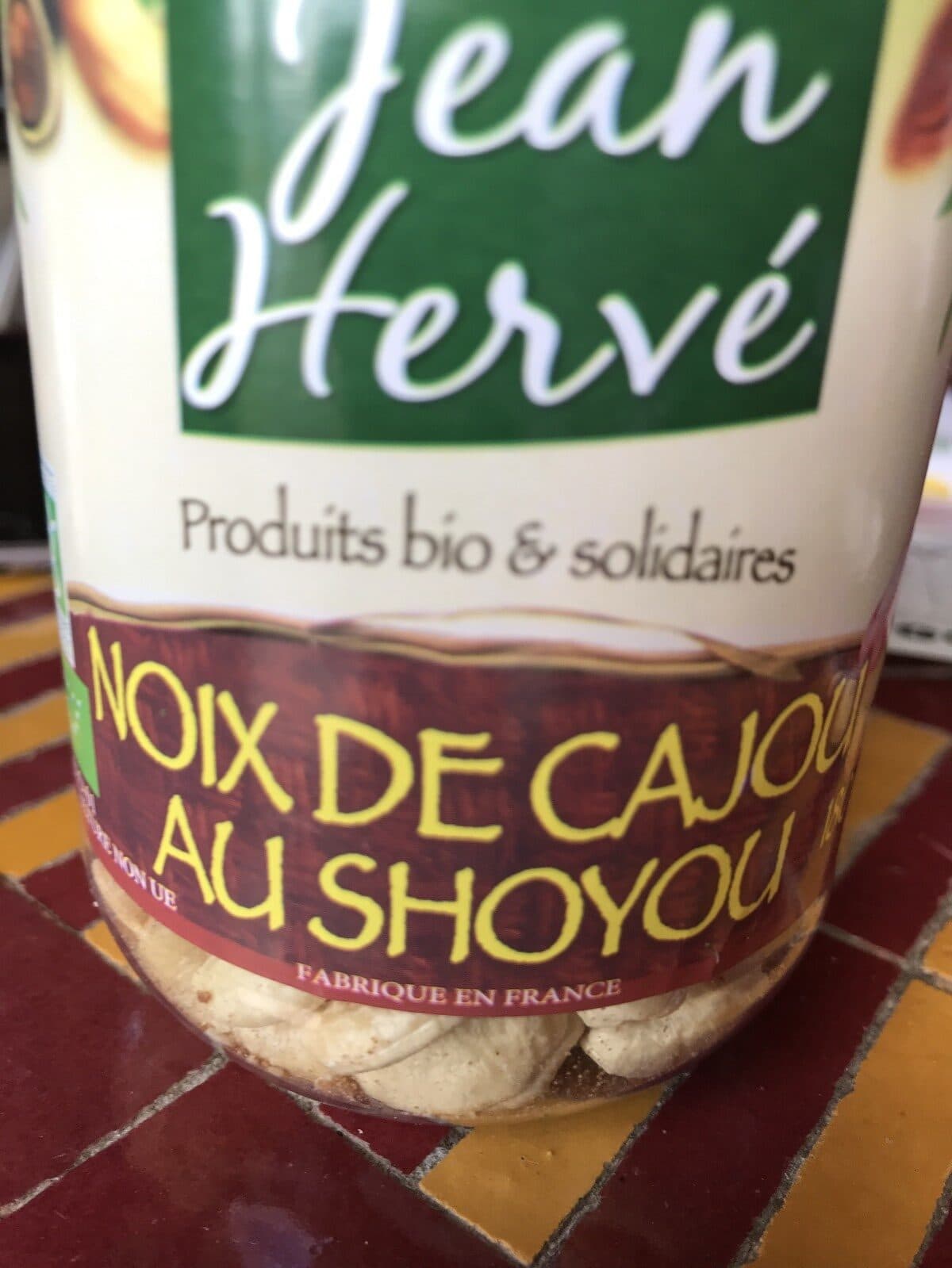 Jean herve NOIX DE CAJOU AU SHOYOU packshot
