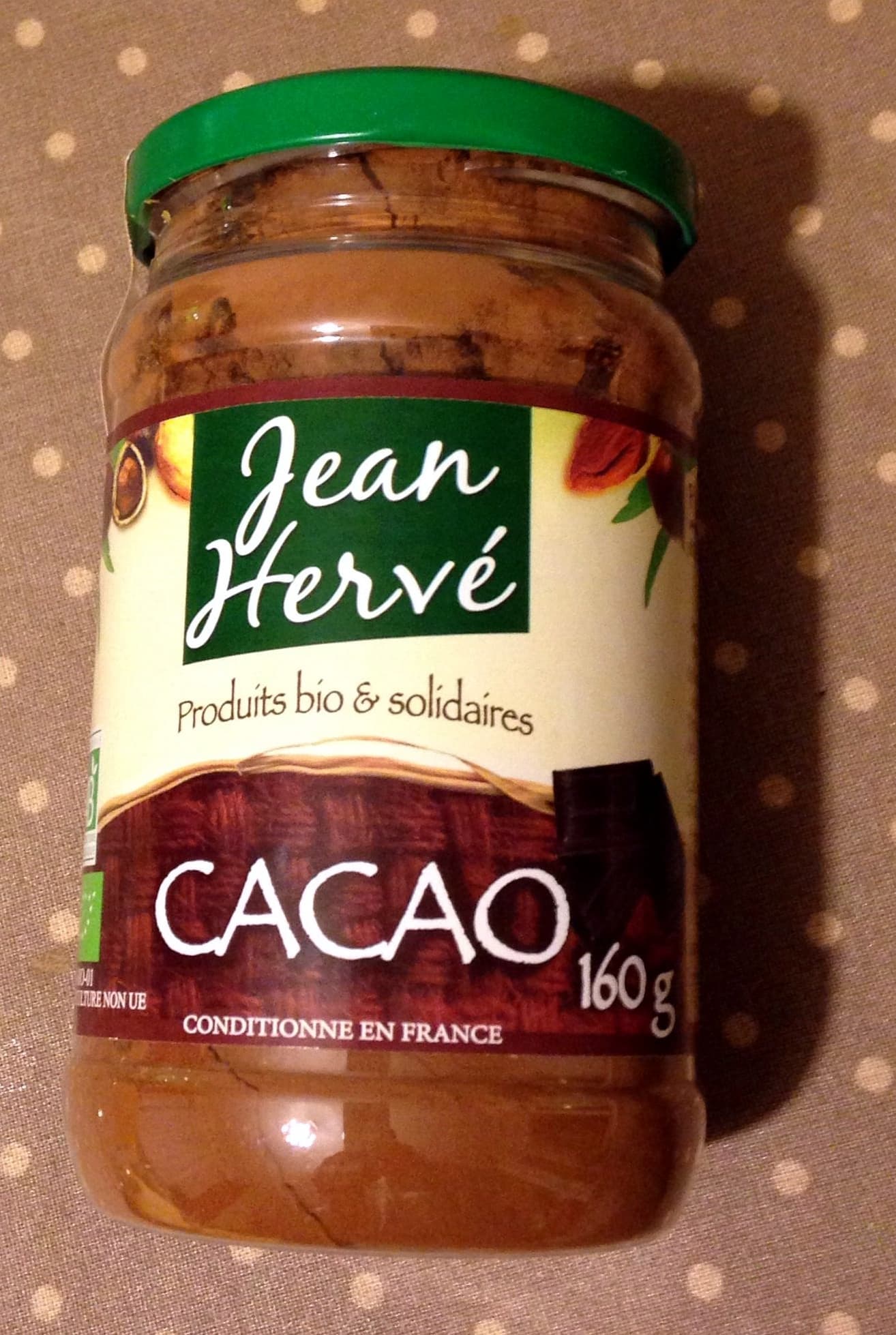 Jean Hervé Cacao packshot