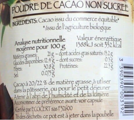 Jean Hervé Cacao packshot