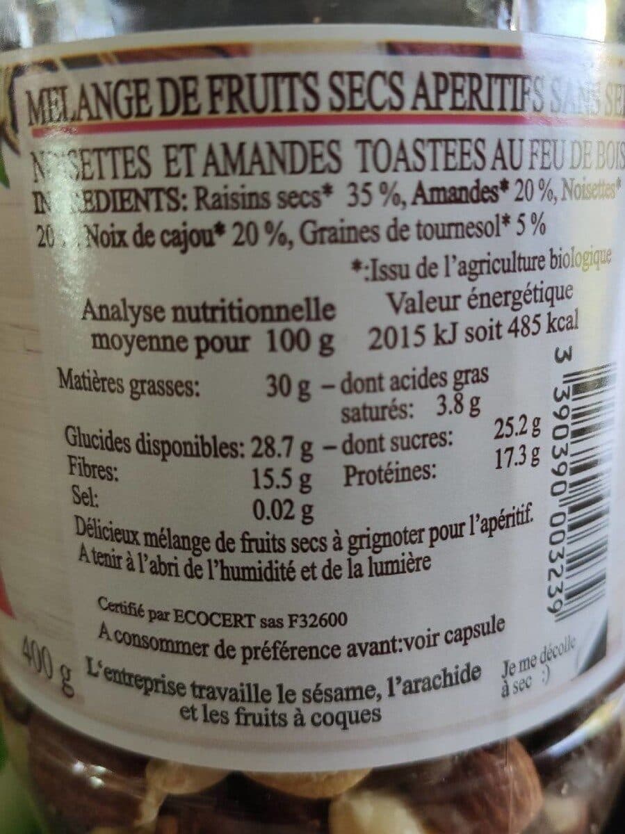 Jean herve Epicerie / Fruits Secs Et Purées / Fruits Secs Bio packshot
