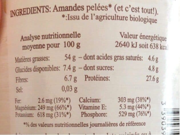 Jean Hervé Purée Amande blanche packshot