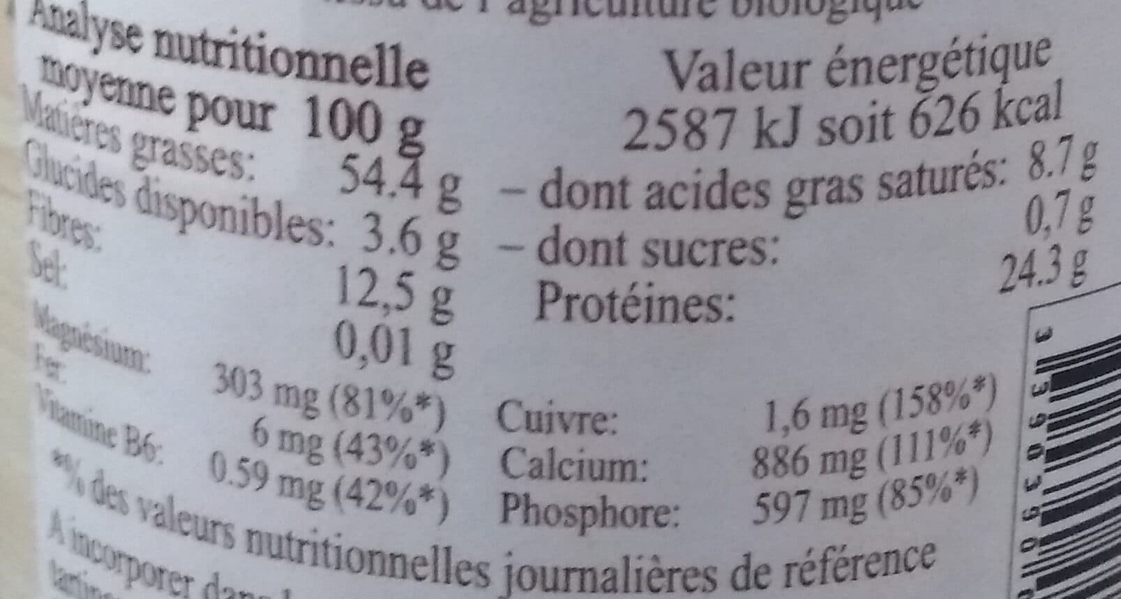 Jean Hervé Crème sésame noir packshot