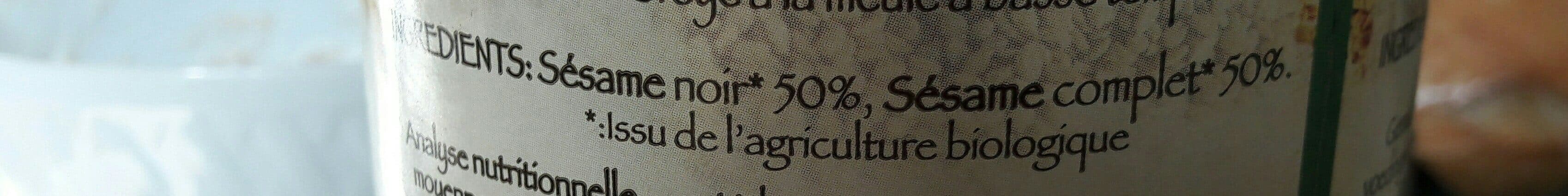 Jean Hervé Crème sésame noir packshot