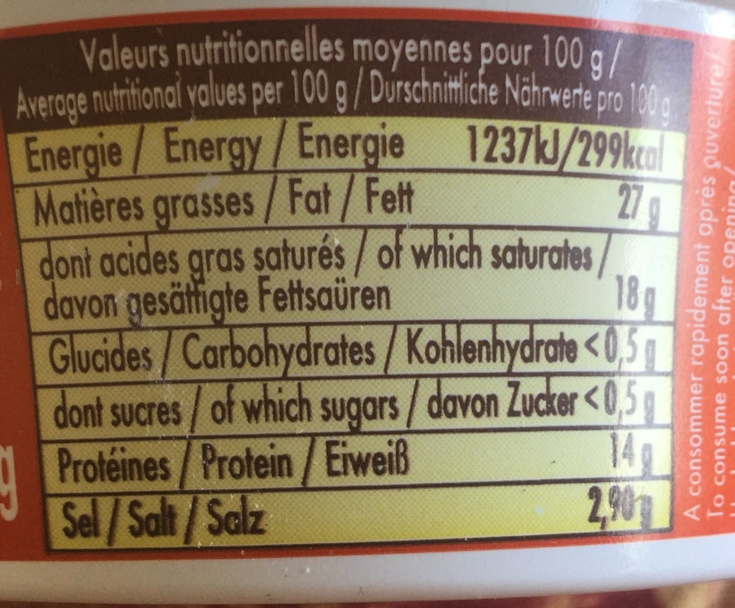 Val de Weiss Crème de Munster packshot